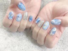 プライズアイリス アイラッシュ 池袋東口店(prize Iris eyelash)/青空×シェルネイル