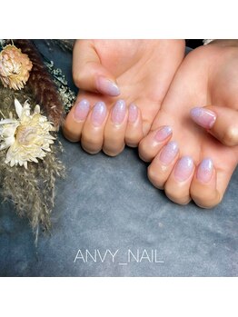 ネイルサロン あんび/ラメグラデーション