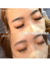 サン ヘアーアンドメイク(Sa N.HAIR&MAKE)/HBL＋WAX＋MAKE