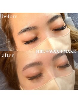 サン ヘアーアンドメイク(Sa N.HAIR&MAKE)/HBL+WAX+MAKE