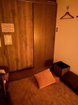 ティーツリー/扉もカーテンではなくドア