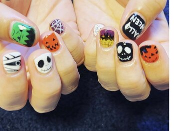 ドクターバード(DOCTORBIRDS)/可愛い　ハロウィンネイル