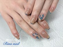 リノ ネイル(Rino nail)/シックお花　70729