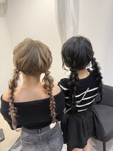 モンドドットエヌ(Mondo.M)/ツイン編みおろし☆