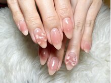 シェル ネイル(Cher nail)/うるつやリボン【Cher nail】
