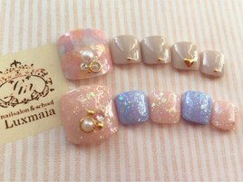 冬フットネイル