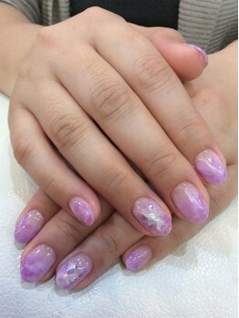 シャンネイルケアサロン(Shan Nail caresalon)/パープルニュアンスネイル