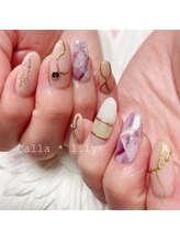 カラーリリー 恵比寿(Calla lily)/アクセサリー風ネイル