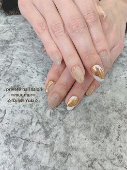 プライベート ネイルサロン マーマ(murmur)/ミラーネイル