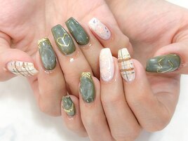 カジュアルニュアンスネイル