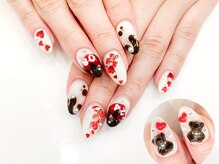 ネイルコレクション ピンク(Nail Collection Pink)/ジェル付け放題☆ハート・チョコ