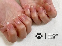 モグネイル(Mogunail)/持ち込みデザイン/チークネイル