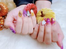 ビアンカ 中洲上川端店(Bianca)/ハロウィンネイル♪　￥10,200