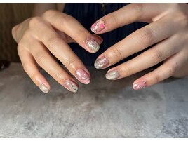 蜜璃ちゃん概念ネイル