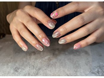 ヒミツキチ 恵比寿店(himitsukichi)/蜜璃ちゃん概念ネイル