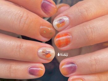 ネイルサロン トゥデイ 心斎橋店(Today)の写真/お爪が小さくてお悩みの方や伸ばせない方に◎ちび爪・丸爪でもぴったり可愛く仕上げます♪《心斎橋駅2分》