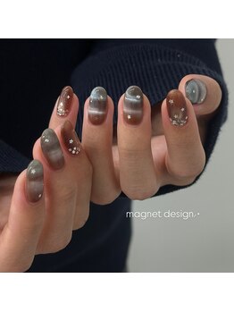 マグネットボーダーデザイン。