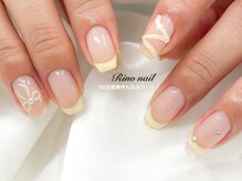 リノ ネイル(Rino nail)/バターイエローネイル　80329