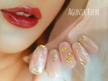 アグニークリッシェ(Agunik Riche)/【大理石ネイル】