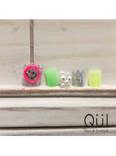 クワイ(Qui)/スマイル君ネイル