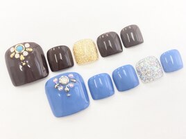 ワンカラー+ストーン