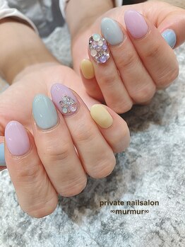 プライベート ネイルサロン マーマ(murmur)/ワンポイントビジュー