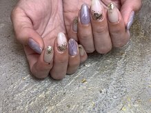 スノー ドロップ(Snow drop)/ニュアンス、定額ネイル