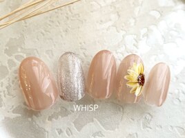 ひまわりネイル/パラジェル込み