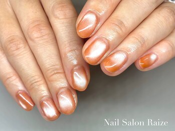 ライズ 本町店(Raize)/マグネットネイル/オレンジ