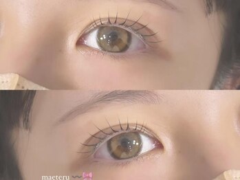 シーンスタジオ 熊本店(SSIN STUDIO)の写真/【眉毛/まつ毛パーマ/パリジェンヌ専門店】立ち上げパーマで目に光を取り込み、自然に印象をチェンジ!