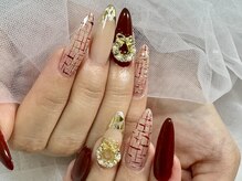 ヒラソルネイル(Girasol nail)/ロングネイル
