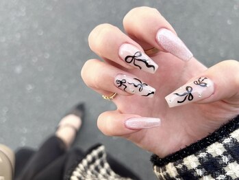 エムネイル(M-Nail)/★ガーリーリボンネイル★