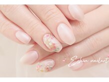 エシンネイルアート 池袋(Eshin nailart)の雰囲気（#ニュアンス#ワンホンネイル#美フォルム#上品#ベビーブーマー）