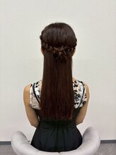 ミカヅキ 赤坂/ハーフアップストレート！