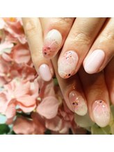 マムコレクション/桜アート　フラワーネイル