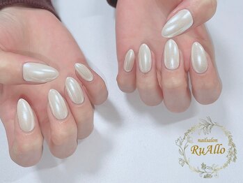 ルアロ(RuAllo)/パールミラーネイル