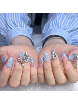 クイーンズビューティーサロン 新宿本店(Queen's beauty salon)/チップ長さ出しアートやり放題