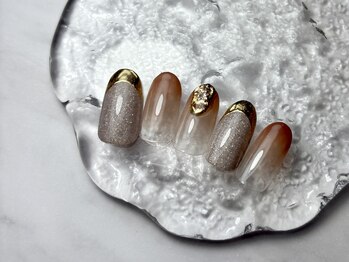 スパイス ネイルズ アンド スパ 玉川高島屋SC店(SPICE NAILS&SPA)/basicアート ¥11000