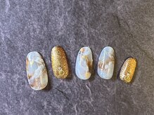 ファボ ネイル(FAV NAIL)/選べるデザイン★GOLD¥7,500