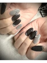 ネイルサロンファストネイルプラス 新宿店(FAST NAIL PLUS)/2025秋ネイル【モノトーン】