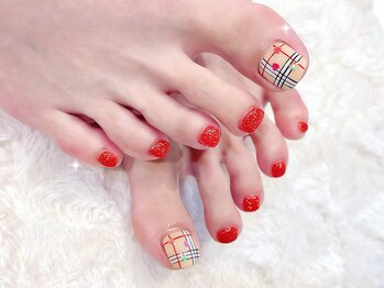 ラルネイル 大宮(Lull. nail)/#チェックネイル