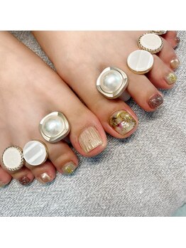 ネイルサロン あんび/フット90分アート