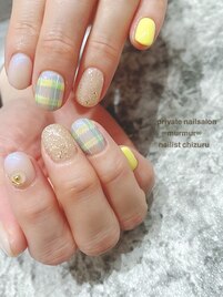 チェックネイル