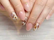 ヴィヴィアン ネイル(Vivian nail)/ミラー　フラワーネイル