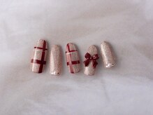 サンミーゴネイル 神戸店(Sunmego Nail)/リボンネイル/チェックネイル