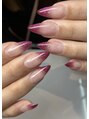 ネイルズイブ マーチ 天満店(nails ibu MARCH)&nbsp;大人可愛いネイルになっています。