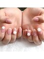 トゥルーネイル アンド アイ 上野店(TRU NAIL & EYE) ちゅるん韓国ガーリーネイル♪