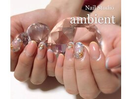 人気の細フレンチネイル♪