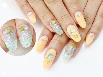 ネイルコレクション ベビーピンク(Baby Pink)/ジェル放題¥10990～シェルマリン