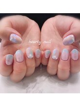 ハーティーネイル hearty nail 溝の口店/オーロラネイル